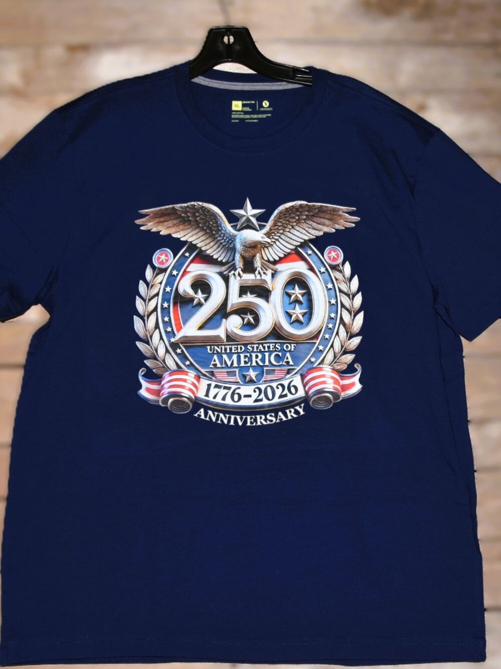 America's 250th Birthday 4th of July men's shirt sizes S, M, L, XL, 2X, 3X, 4X